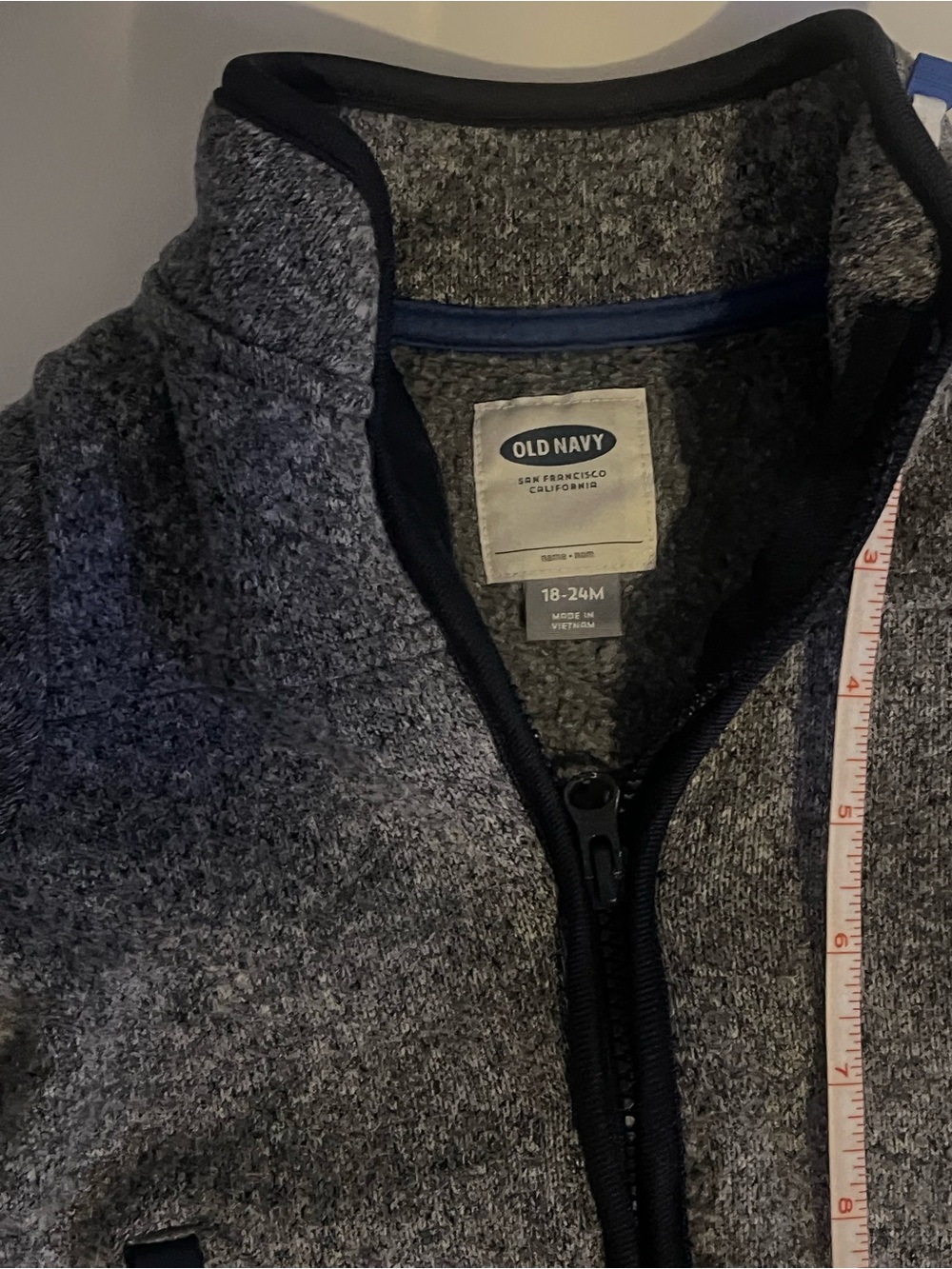 Old Navy Gray Full-Zip Men’s Sweater Jacket